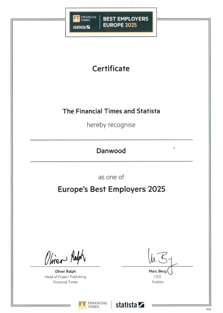 Certyfikat Europe's Best Employers 2025
